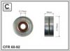 CAFFARO 60-92 Tensioner Pulley, v-ribbed belt